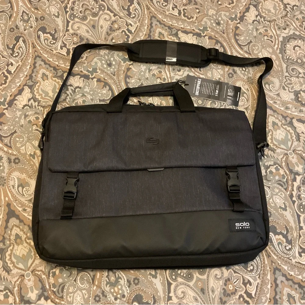 NWT SOLO New York NOTCH Briefcase GRV330